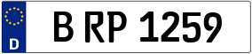 Truck License Plate